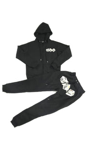 THB Sweat Suit - Black (Zip up)