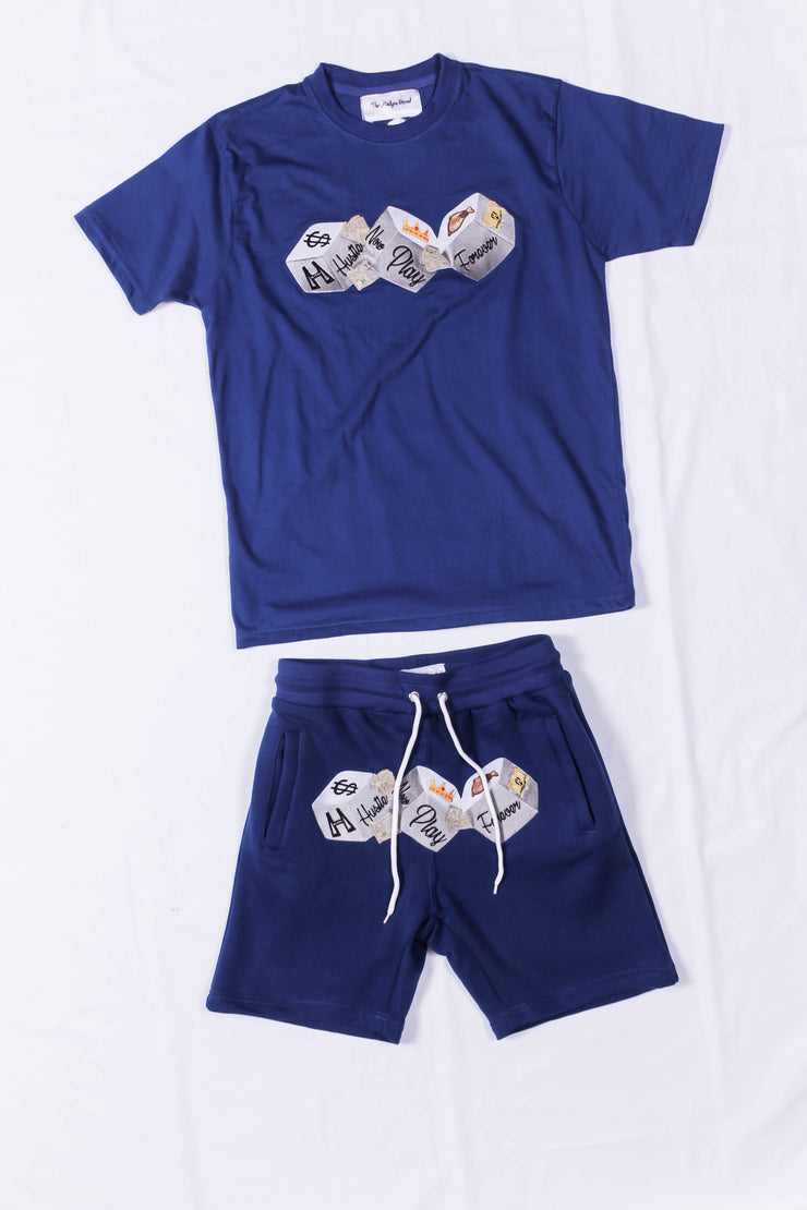 THB short/shirt set - Royal Blue