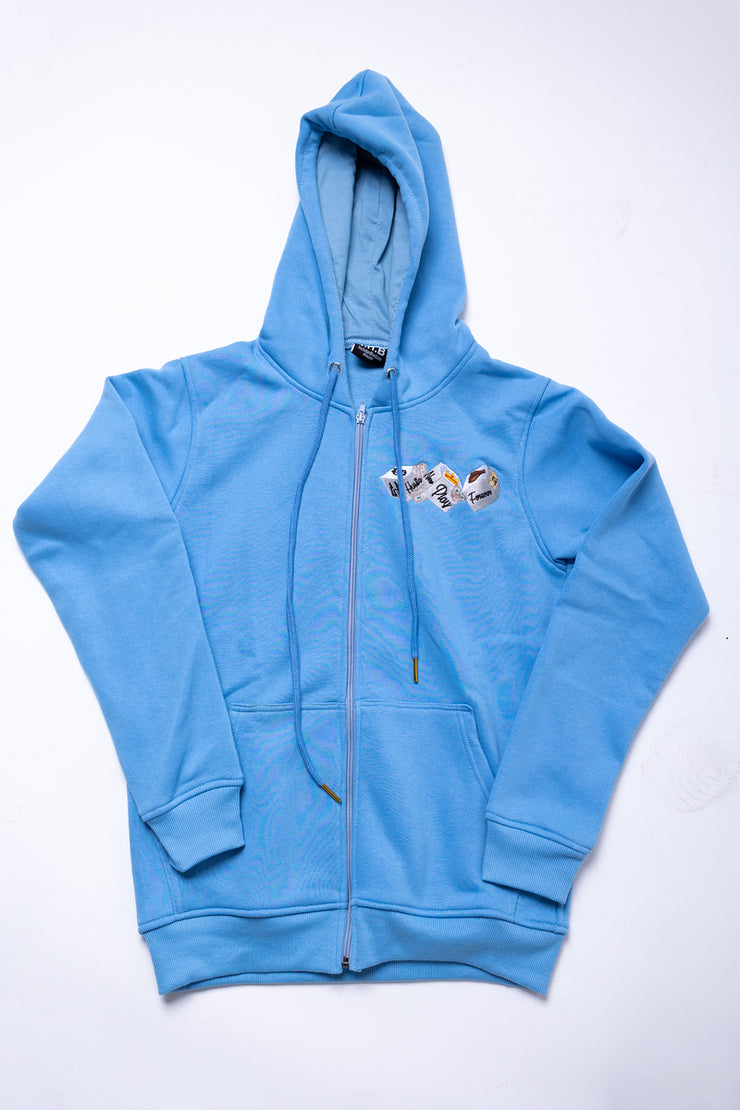 THB Hoodie - Baby Blue (Zip up)